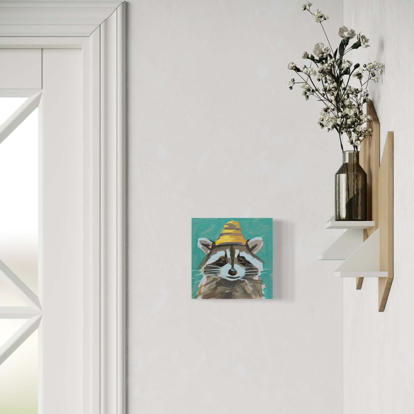Canvas print, High Towers, 20 x 20 cm,