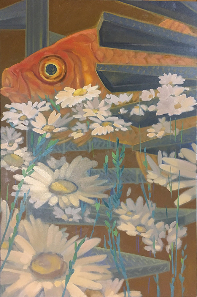 2019, Goldfisch, 100 x 150 cm