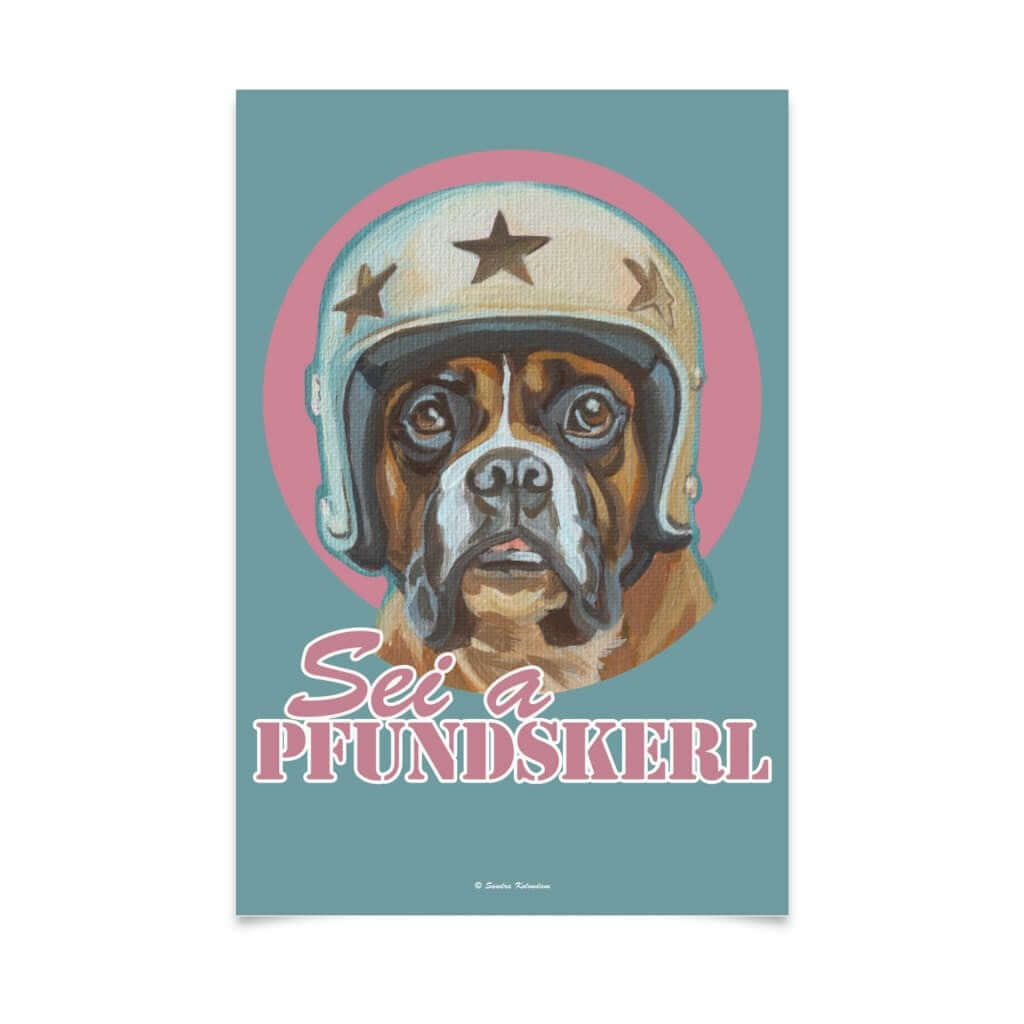 Poster mit süßen tierischen Motiven und freche Sprüche im Retrolook. Made in Germany.