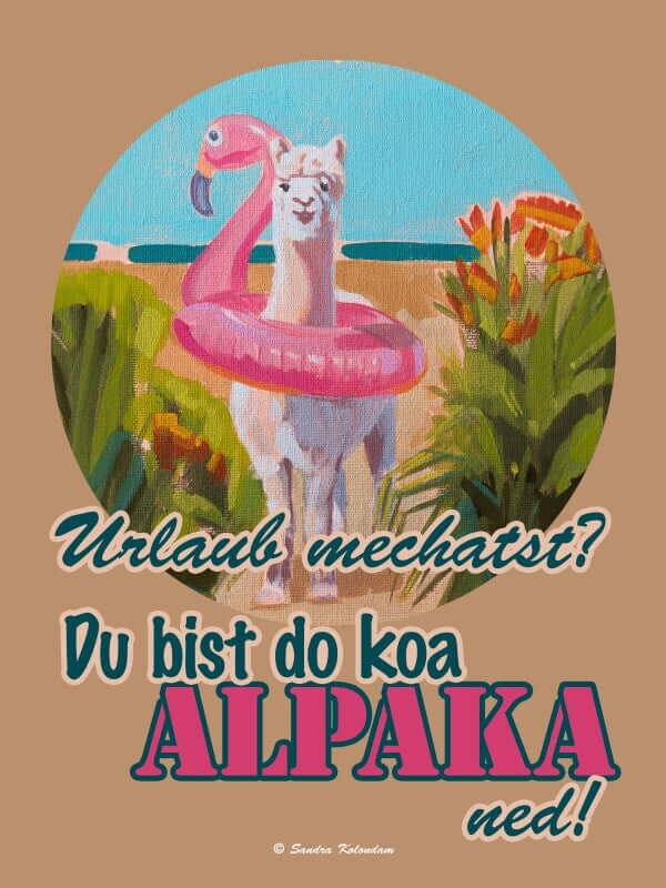 Poster mit süßen tierischen Motiven und freche Sprüche im Retrolook. Made in Germany.