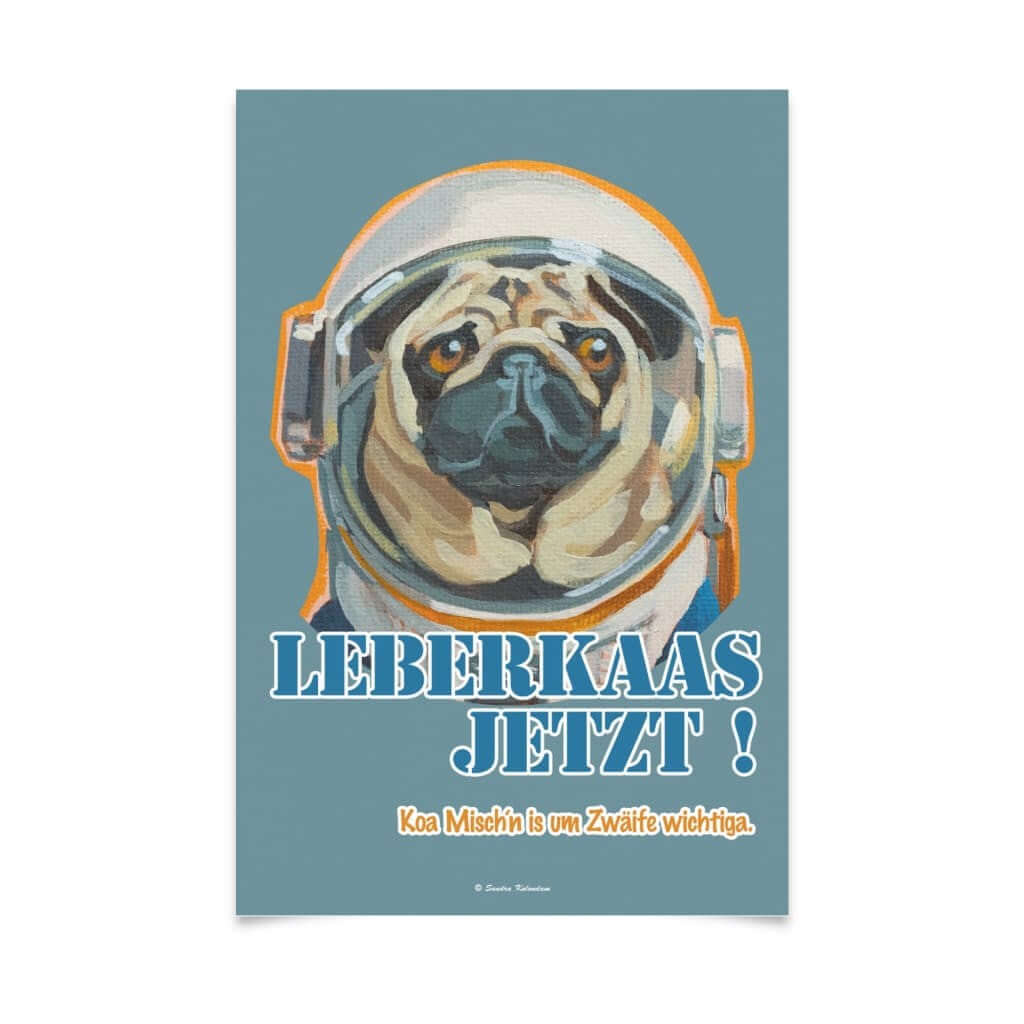 Poster mit süßen tierischen Motiven und freche Sprüche im Retrolook. Made in Germany.