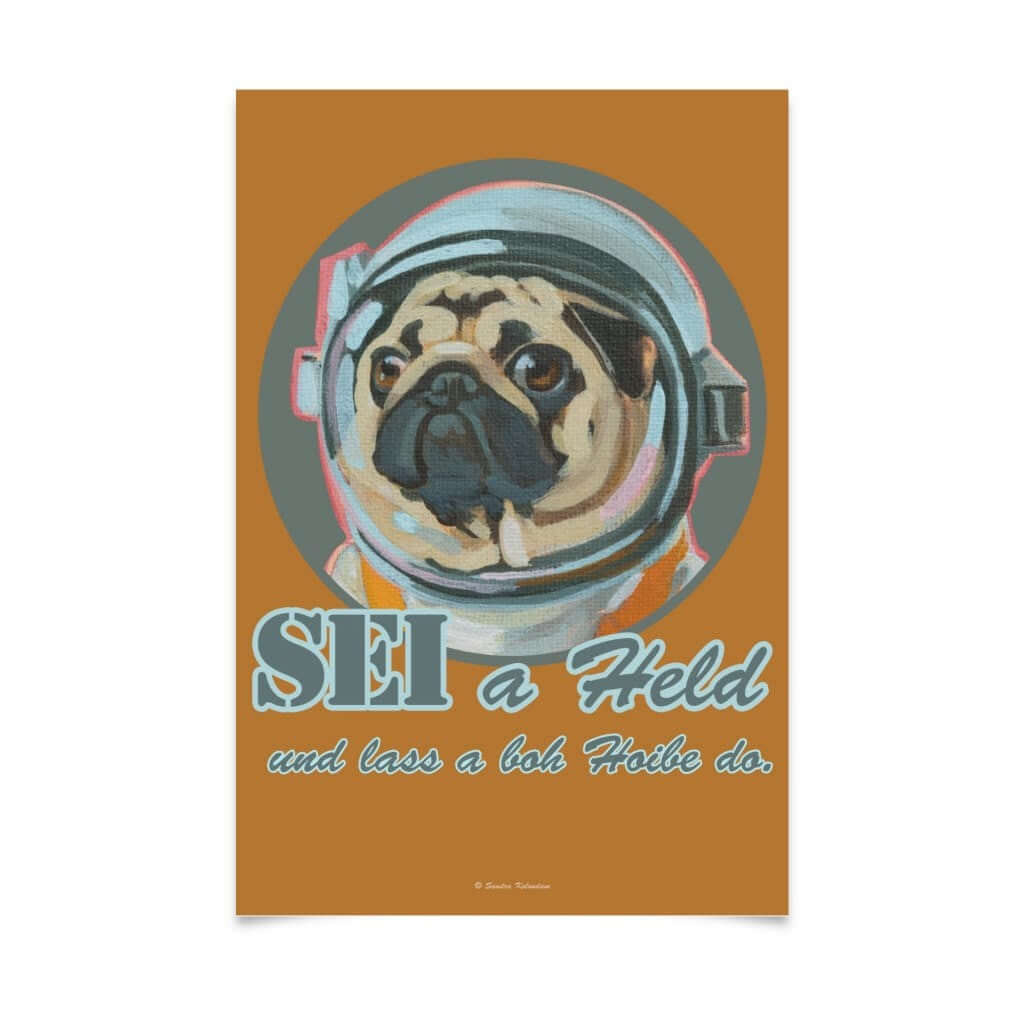 Poster mit süßen tierischen Motiven und freche Sprüche im Retrolook. Made in Germany.