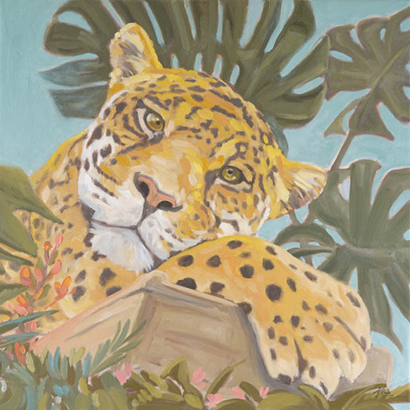 Art Card, Jaguar Luise, 20x20 cm