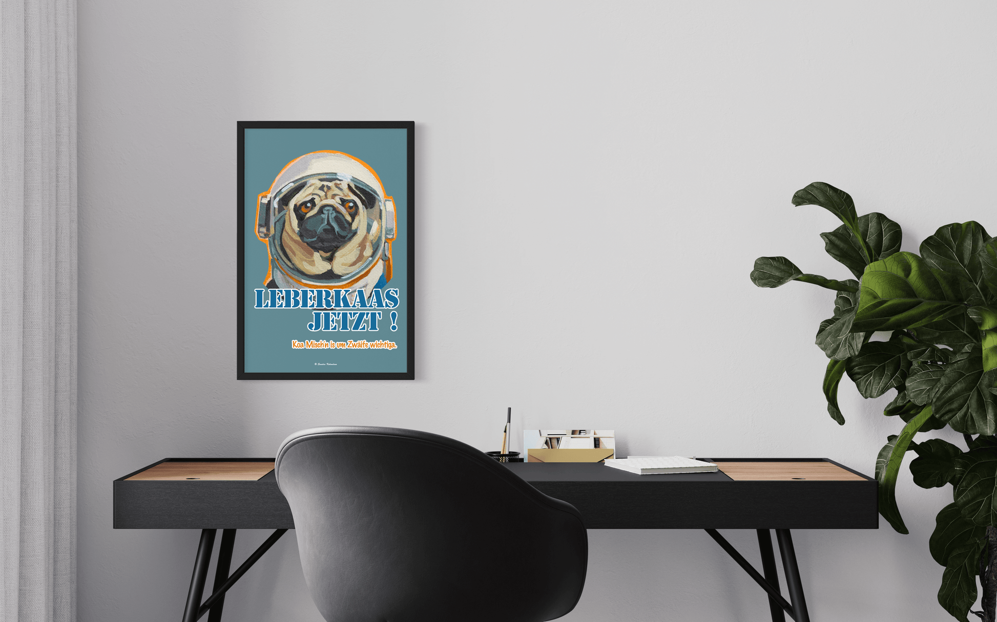 Poster mit süßen tierischen Motiven und freche Sprüche im Retrolook. Made in Germany.