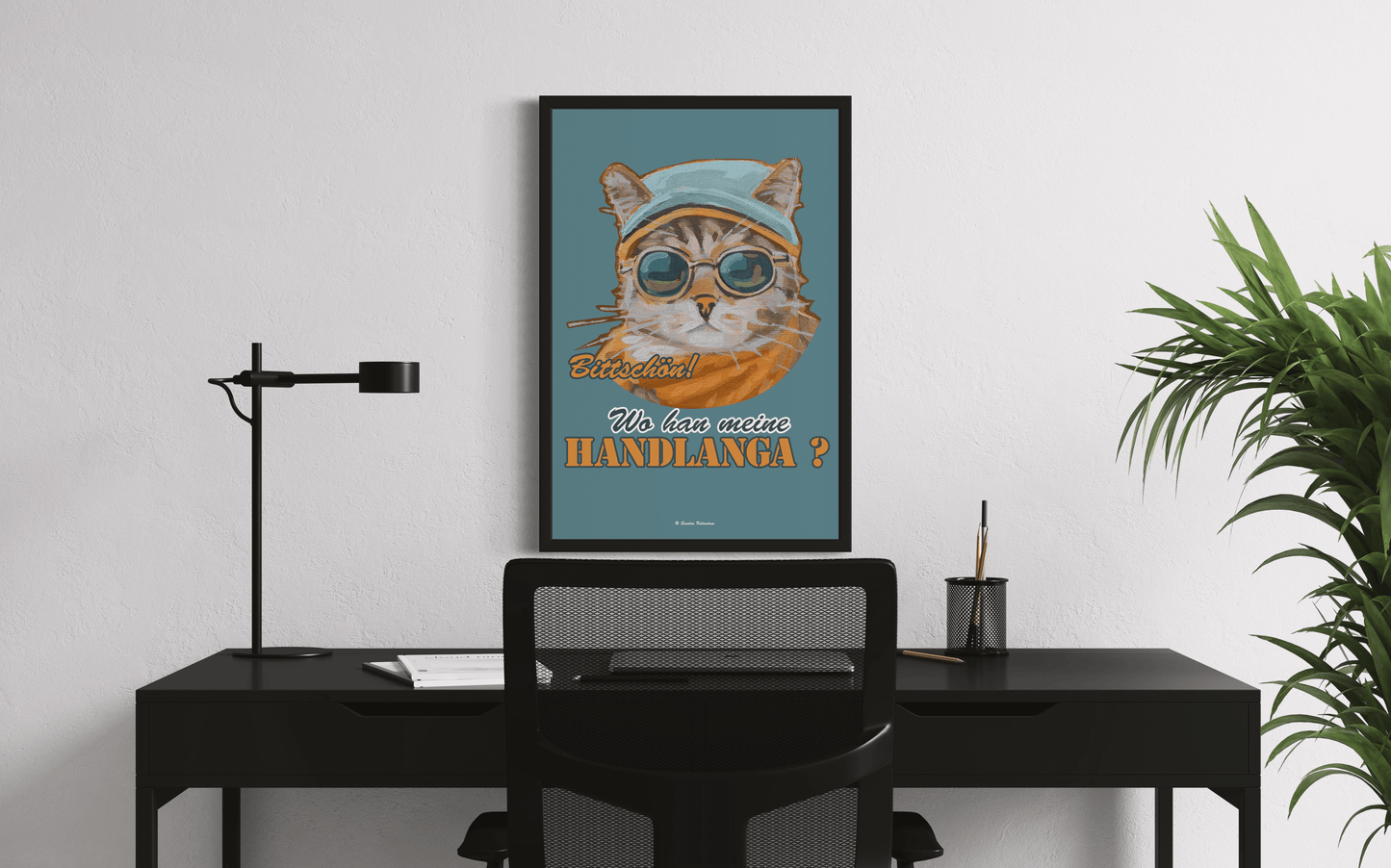 Poster mit süßen tierischen Motiven und freche Sprüche im Retrolook. Made in Germany.