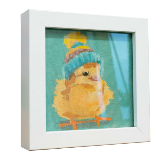 Timmy, fine art print with picture frame, 10 x 10 cm