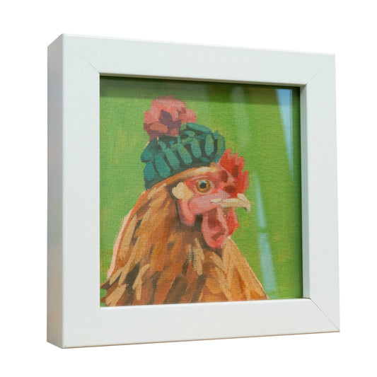 Coki, fine art print with picture frame, 10 x 10 cm