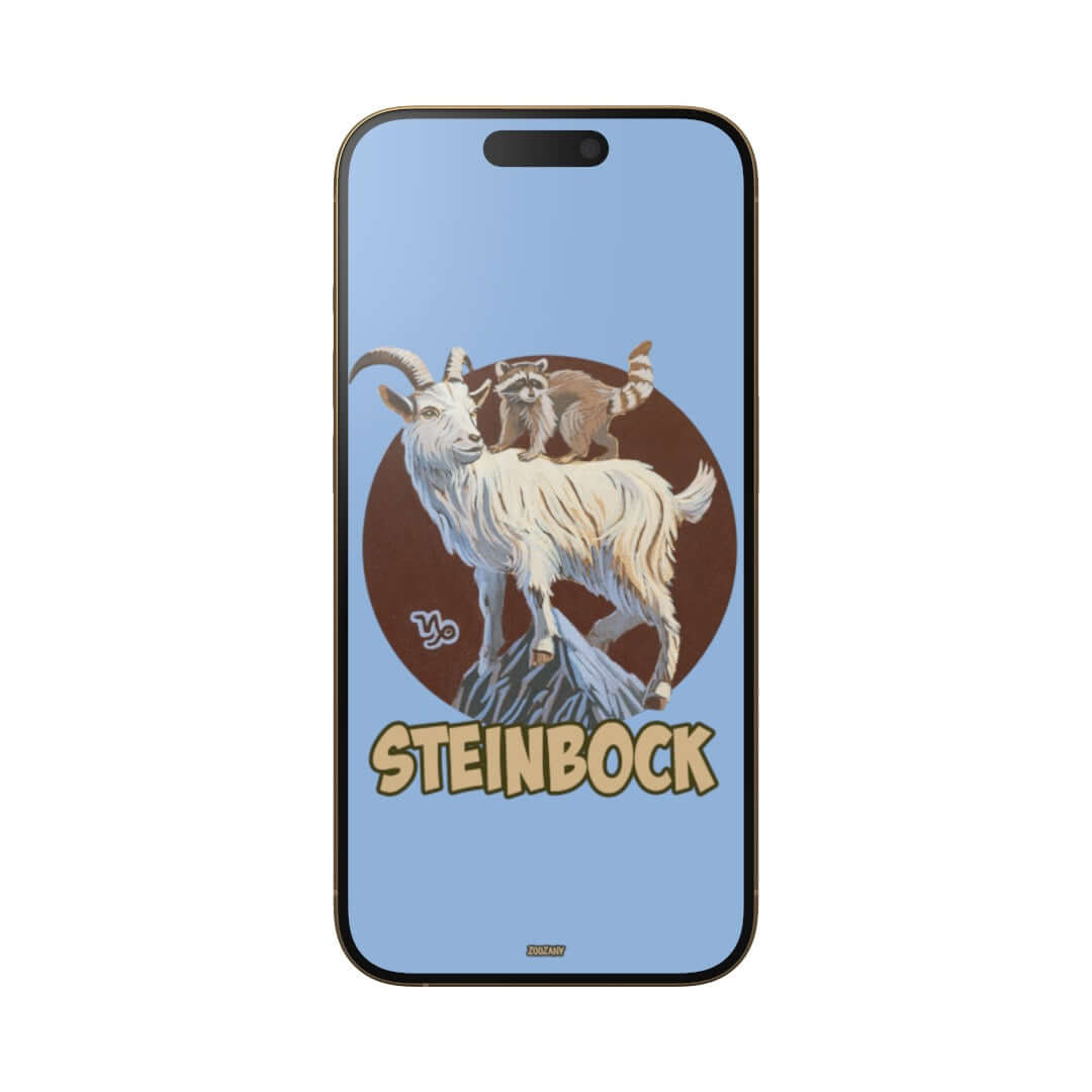 Handy-Wallpaper in deutsch und englisch | Sternzeichen Steinbock I Sofortiger Download