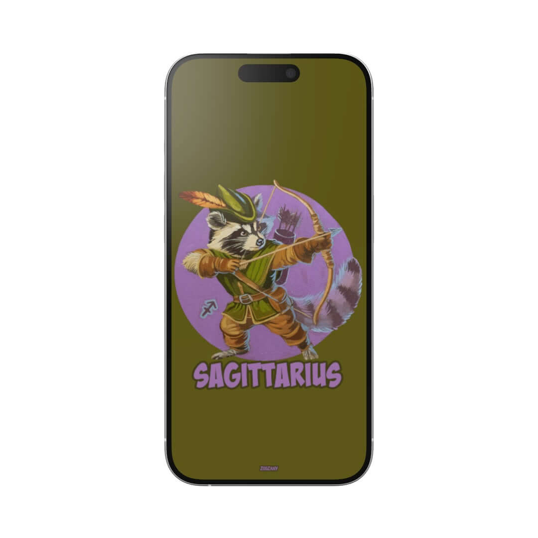 Phone wallpaper in German and English | zodiac sign Sagittarius | Instant download