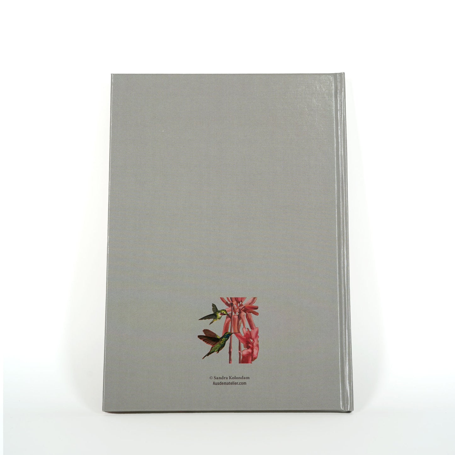 Carnet, colibri et fleurs exotiques, format A5 