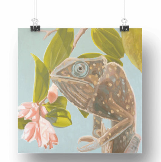 Art Card, Chameleon Karl, 20x20 cm