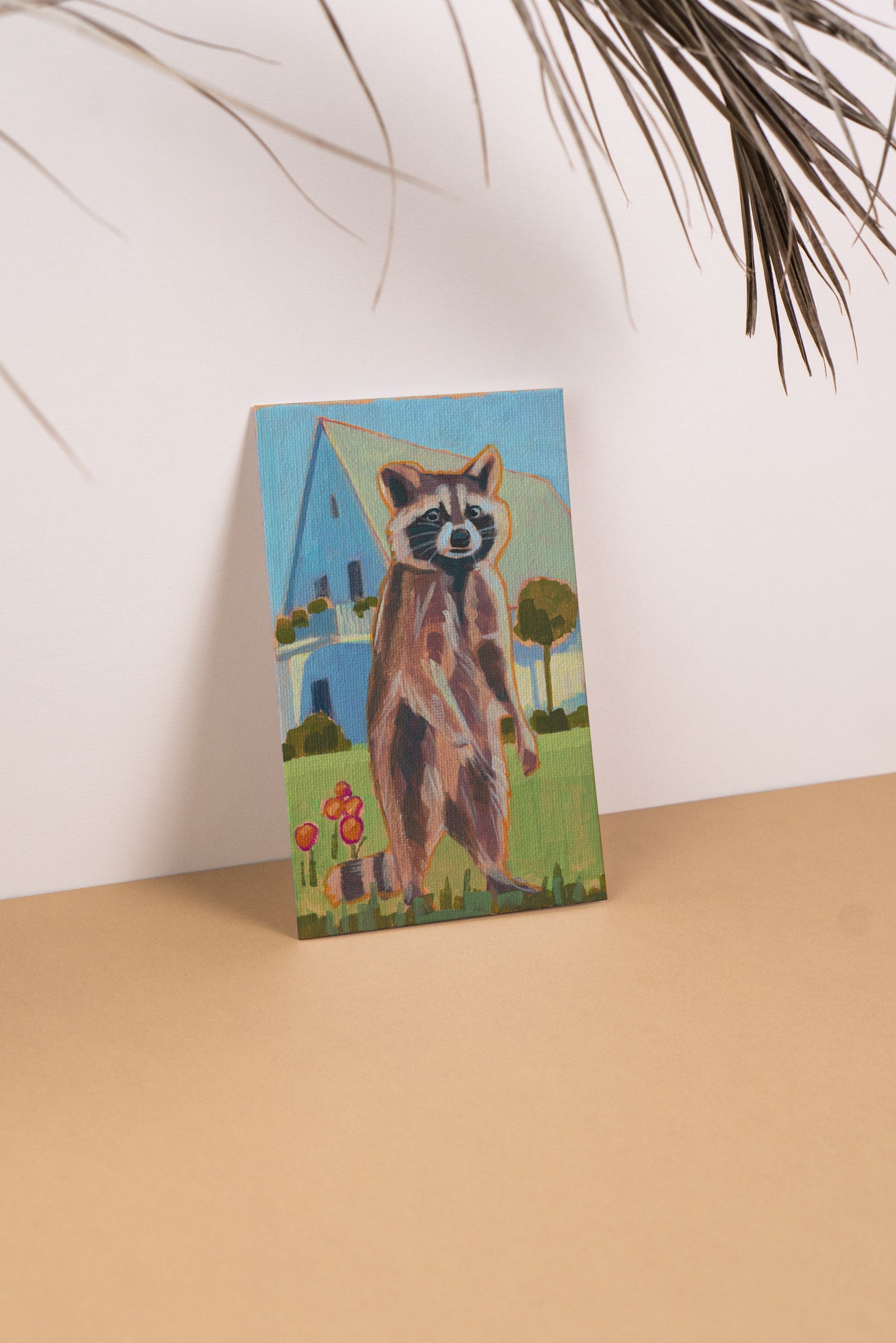 Art Card, Waschbär, 15x20 cm